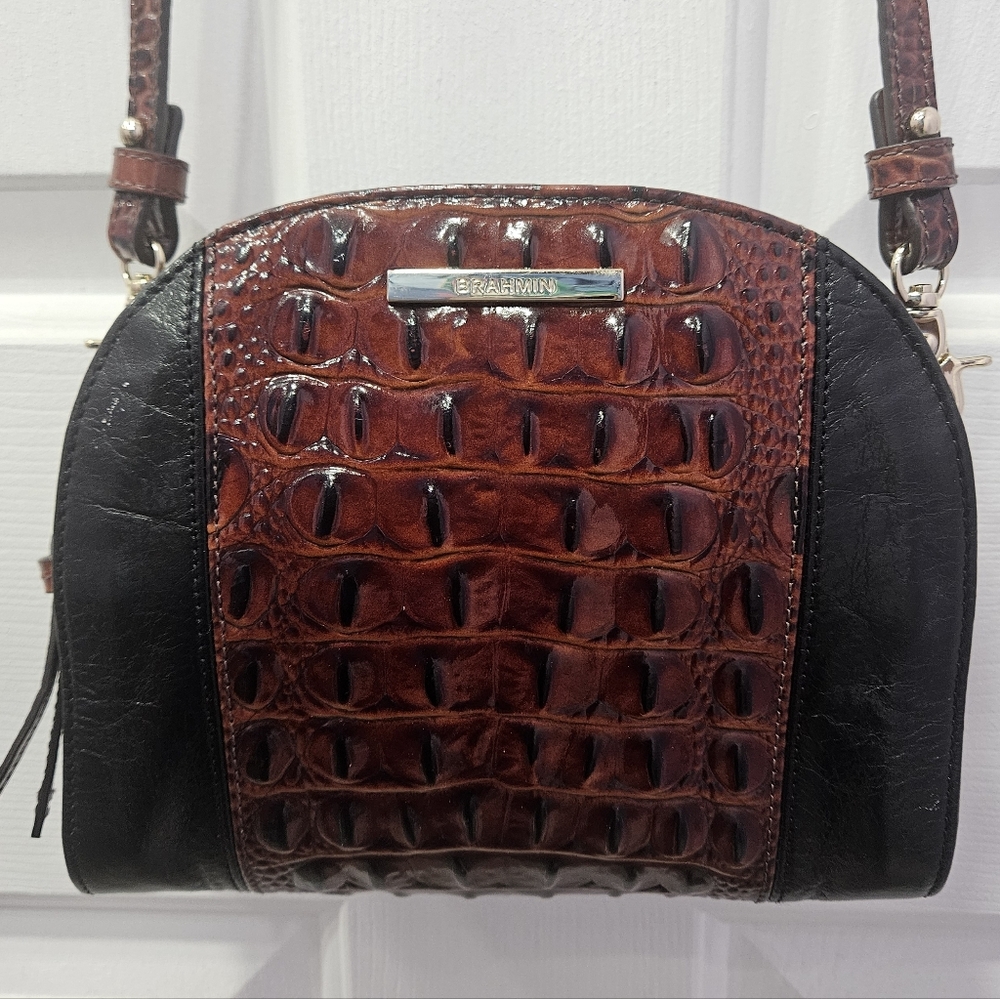 Brahmin Leah Melbourne Crossbody Bag - EUC - Picture 3 of 12